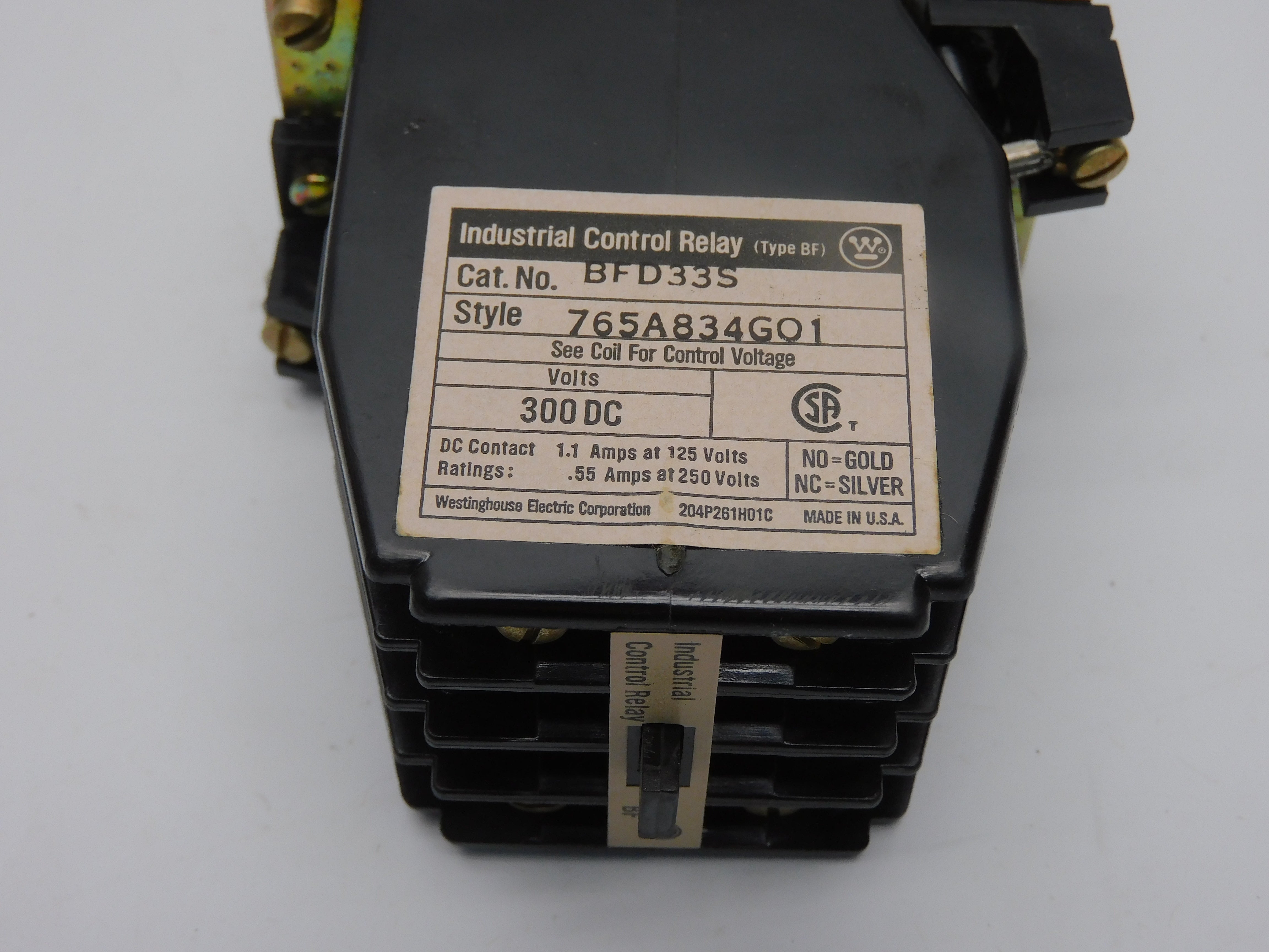 WESTINGHOUSE BFD33S 120VDC 1.1A NSMP