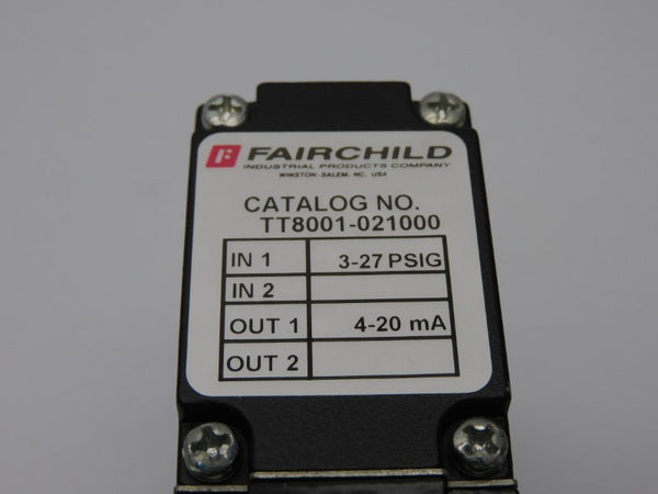 FAIRCHILD TT8001-021000 3-27PSI NSMP