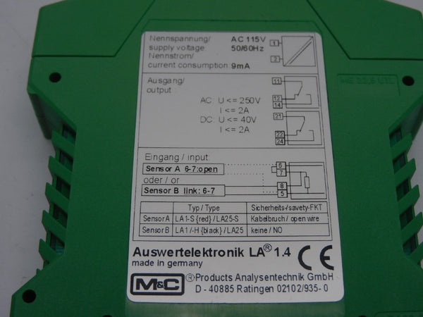 M&C LA1.4 115VAC 2A NSNP