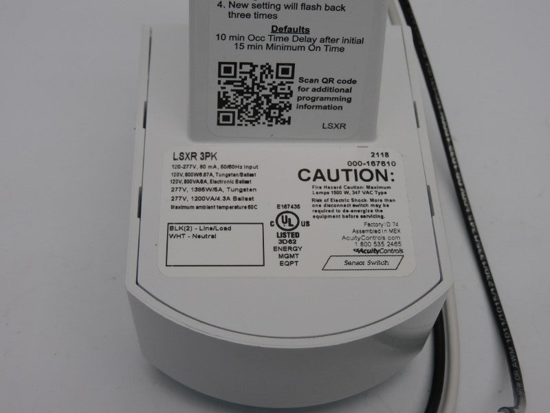 ACUITY CONTROLS LSXR3PK 120-277V 5A NSMP