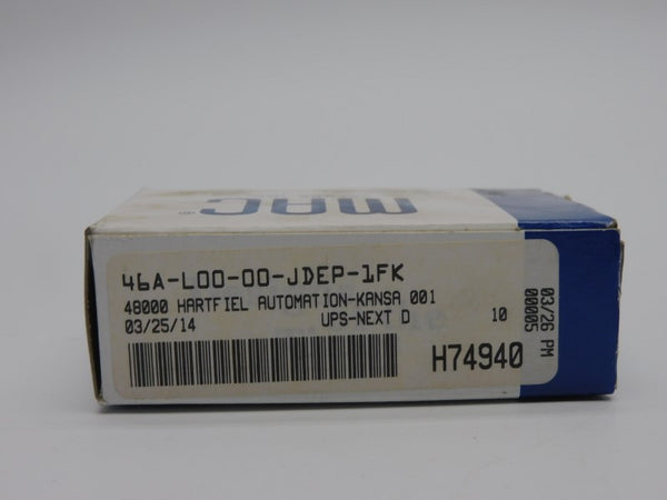 MAC 46A-L00-00-JDEP-1FK 24VDC 100PSI NSMP