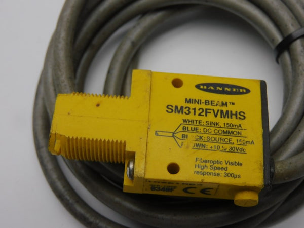 BANNER ENGINEERING SM312FVMHS 10-30VDC UNMP