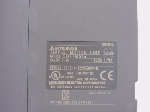 MITSUBISHI QD77MS16 24VDC 0.75A NSNP