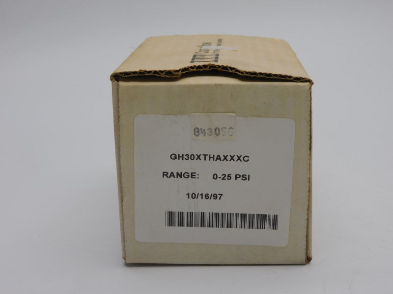 ITT GH30XTHAXXXC 0-25PSI NSMP
