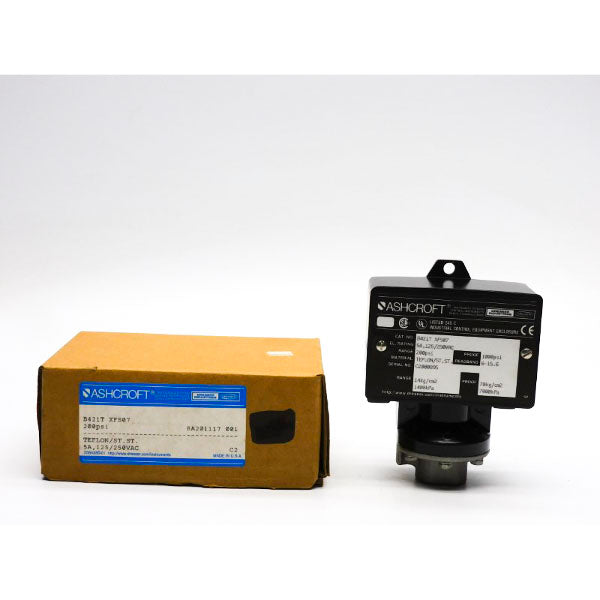 ASHCROFT B421TXFS07 125/250VAC 5A 200PSI NSMP