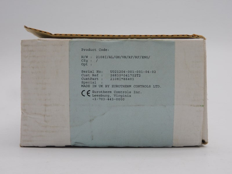 EUROTHERM CONTROLS 2108I/AL/G/VH/RF/RF/ENG/ 100-240VAC 2A NSMP