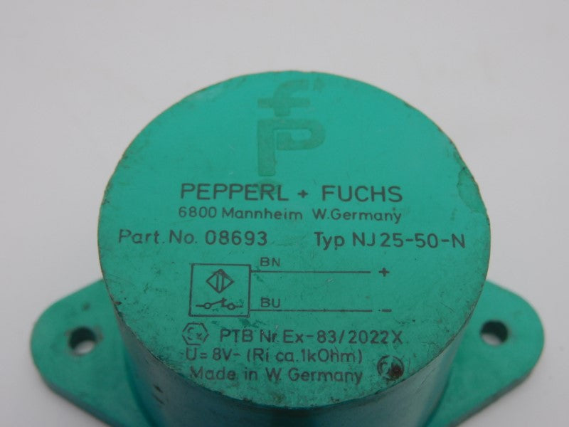 PEPPERL+FUCHS NJ25-50-N 08693 8V UNMP