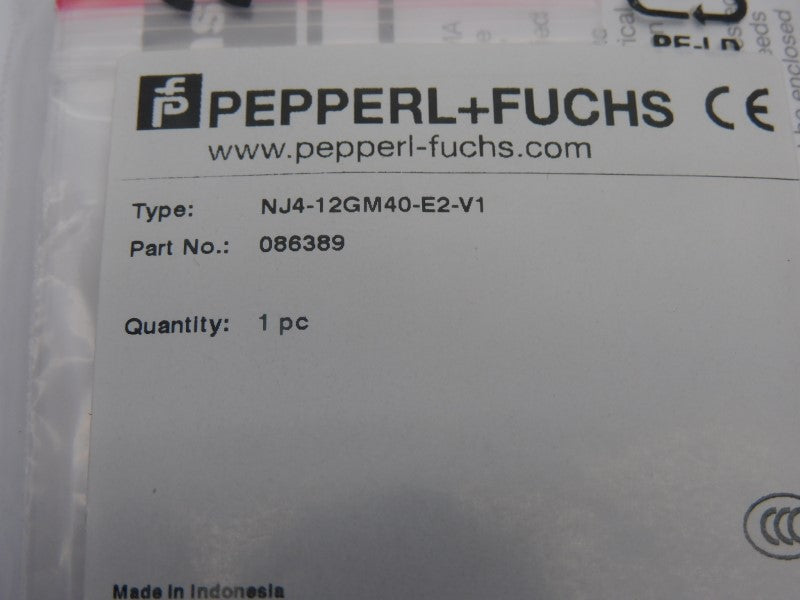 PEPPERL+FUCHS NJ4-12GM40-E2-V1 086389 NSMP