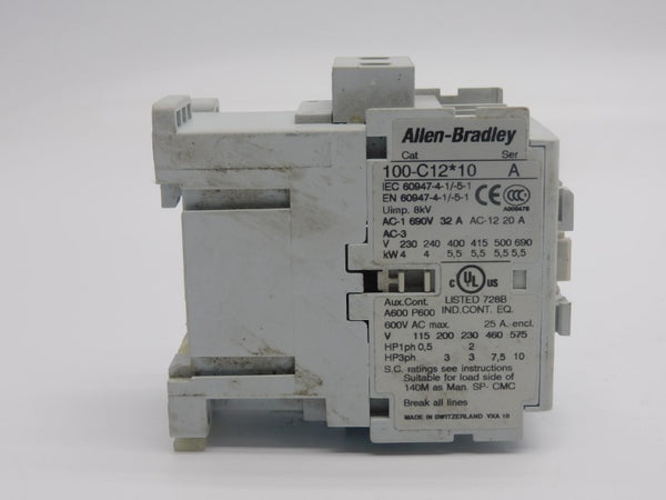 ALLEN BRADLEY 100-C12*10 SER. A 110/120V 32A UNMP