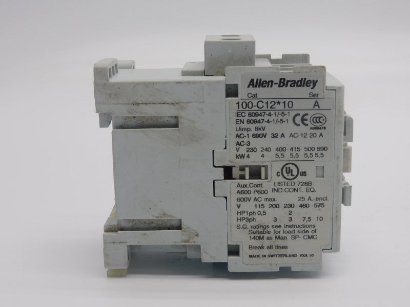ALLEN BRADLEY 100-C12*10 SER. A 110/120V 32A UNMP