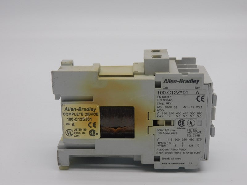ALLEN BRADLEY 100-C12DJ01 SER. A 24VDC 32A UNMP