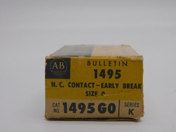 ALLEN BRADLEY 1495-G0 SER. K (BK/YL) NSMP