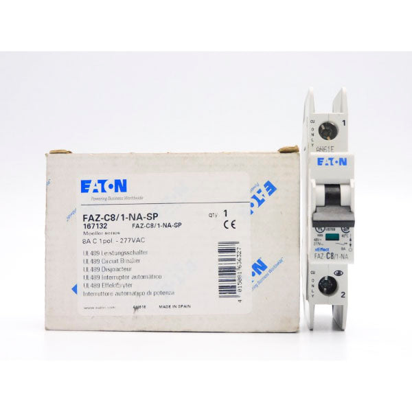 EATON FAZ-C8/1-NA-SP 167132 277VAC 8A NSMP