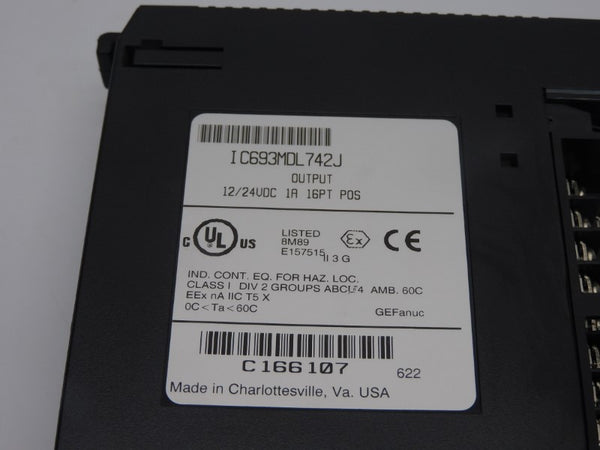 FANUC IC693MDL742J 12/24VDC 1A (NO DOOR) UNMP