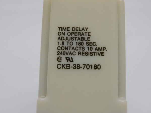 POTTER&BRUMFIELD CKB-38-70180 240VAC 10A 1.8-180SEC UNMP