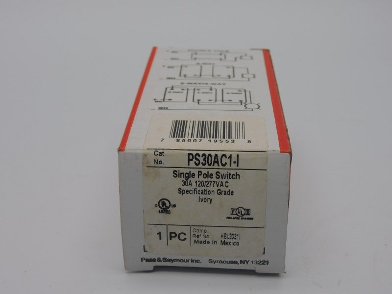 PASS&SEYMOUR LEGRAND PS30AC1-I 277VAC 30A NSMP