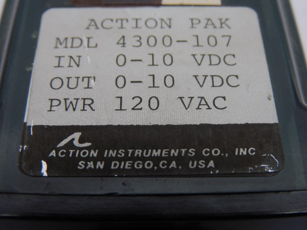 ACTION INSTRUMENTS 4300-107 120VAC UNMP