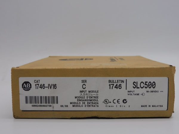 ALLEN BRADLEY 1746-IV16 SER. C 10-30VDC NSMP