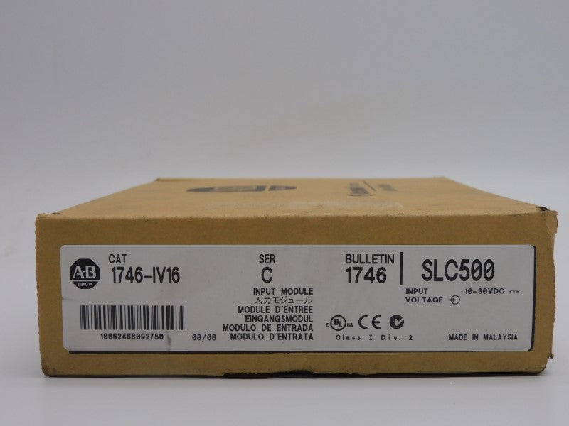 ALLEN BRADLEY 1746-IV16 SER. C 10-30VDC NSMP