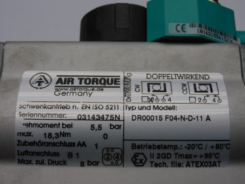 AIR TORQUE DR00015F04-N-D-11A UNMP