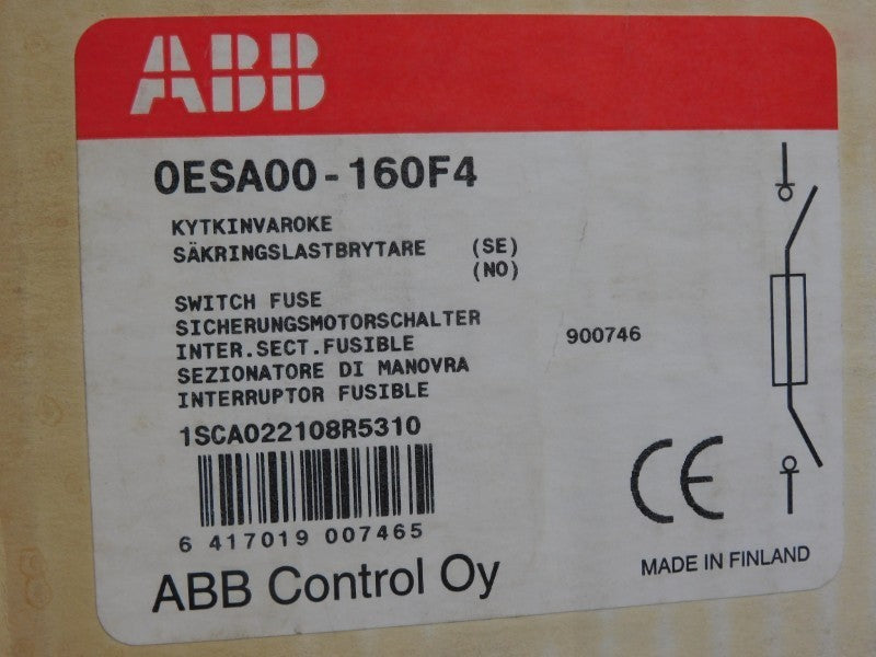 ABB 1SCA022108R5310 OESA00-160F4 690V 160A NSMP