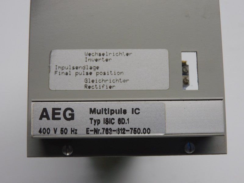 AEG ISIC6D.1 763-612-750.00 400V UNMP