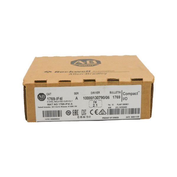 ALLEN BRADLEY 1769-IF4I SER. A F/W 2.1 DATE: 2020 NSFS