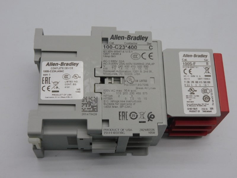 ALLEN BRADLEY 100S-C23KJ404C SER. C 24V 32A (BR/WH) NSMP