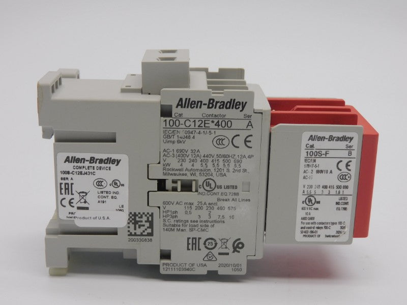 ALLEN BRADLEY 100S-C12EJ431C SER. A 24VDC 32A NSNP