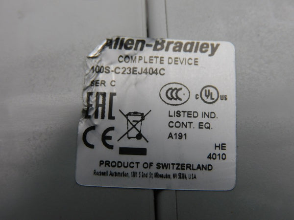 ALLEN BRADLEY 100S-C23EJ404C SER. C 24VDC 32A NSNP