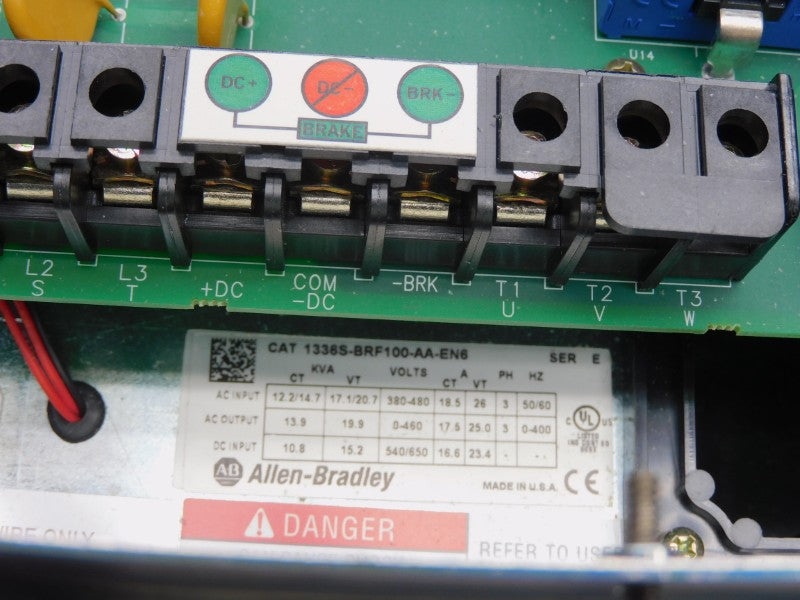 ALLEN BRADLEY 1336S-BRF100-AA-EN6 SER. E F/W 6.01 380-480V 26A REMAN