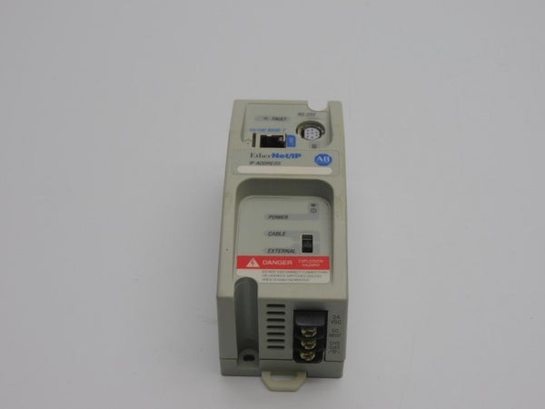 ALLEN BRADLEY 1761-NET-ENI SER. D F/W 3.21 24VDC UNMP