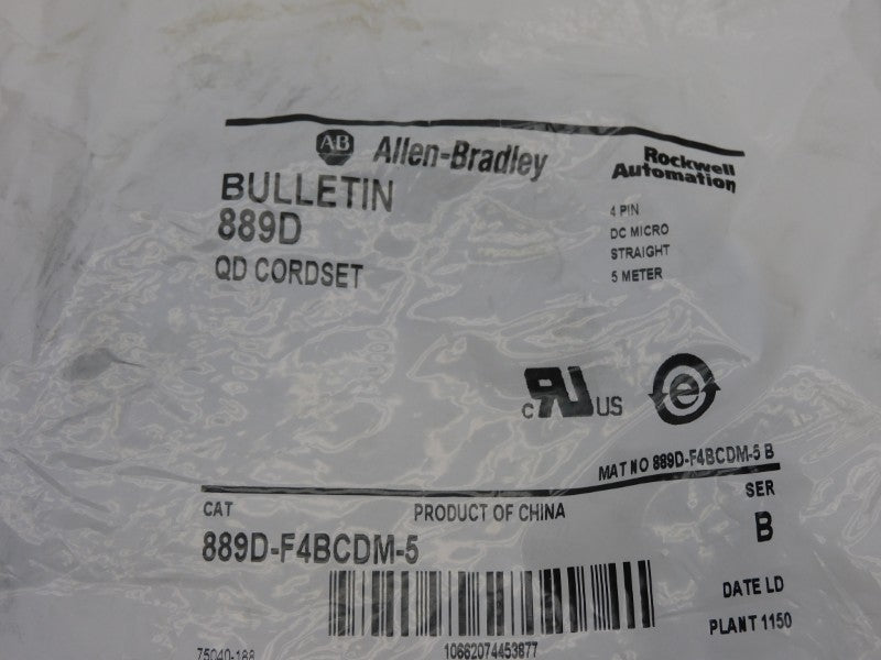 ALLEN BRADLEY 889D-F4BCDM-5 SER. B 250V 4A NSMP