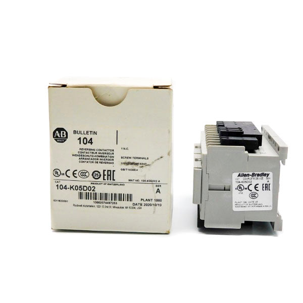ALLEN BRADLEY 104-K05D02 SER. A 110/120V (WH) NSMP