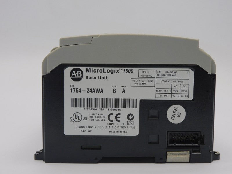 ALLEN BRADLEY 1764-24AWA SER. B REV. A 100/240VAC NSNP