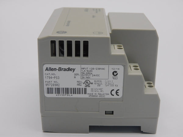 ALLEN BRADLEY 1794-PS3 SER. A REV. A02 120/230VAC 3A NSNP
