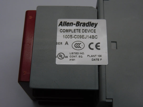 ALLEN BRADLEY 100S-C09EJ14BC SER. A 24VDC 32A NSNP