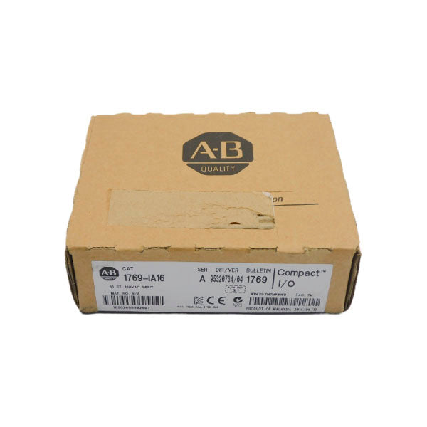 ALLEN BRADLEY 1769-IA16 SER. A F/W 3.1 VER. 04 120VAC DATE: 2014 NSFS