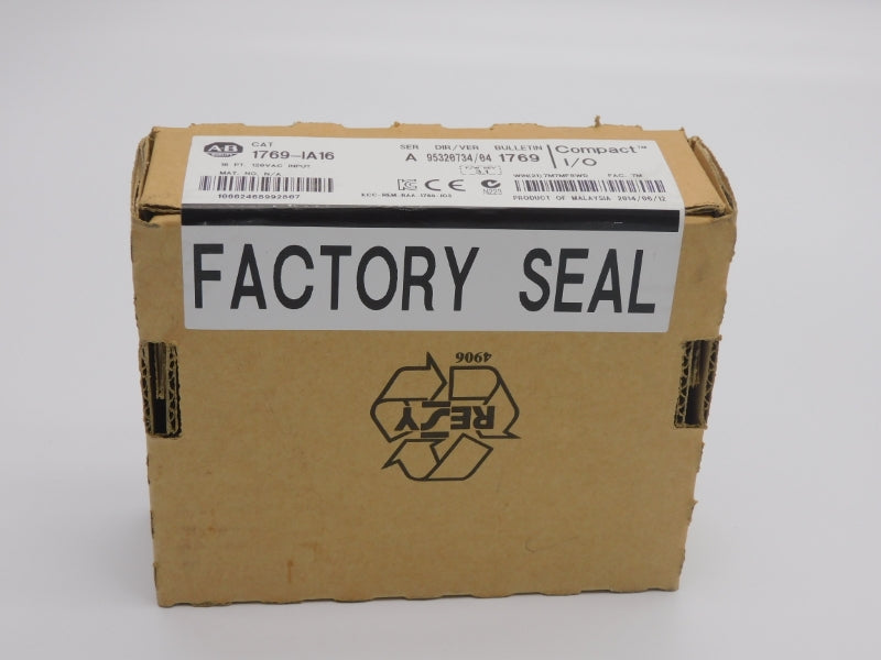 ALLEN BRADLEY 1769-IA16 SER. A F/W 3.1 VER. 04 120VAC DATE: 2014 NSFS