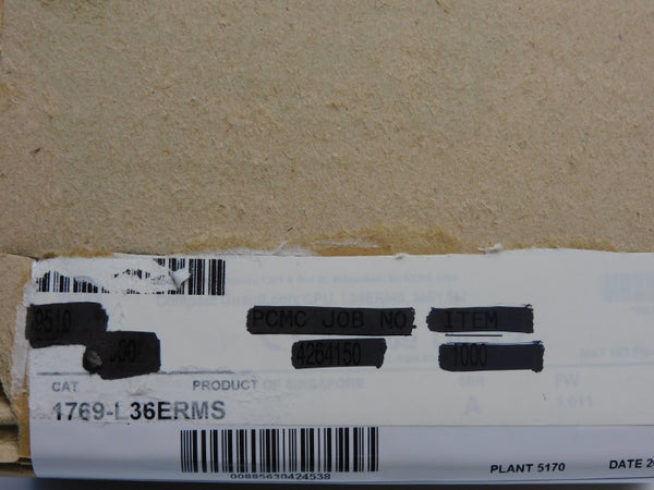 ALLEN BRADLEY 1769-L36ERMS SER. A F/W 1.011 DATE: 2017 NSFS