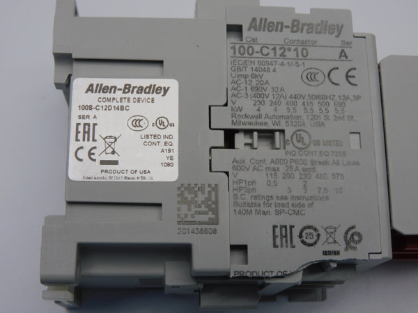 ALLEN BRADLEY 100S-C12D14BC SER. A 110/120V 32A (AS PICTURED) NSNP