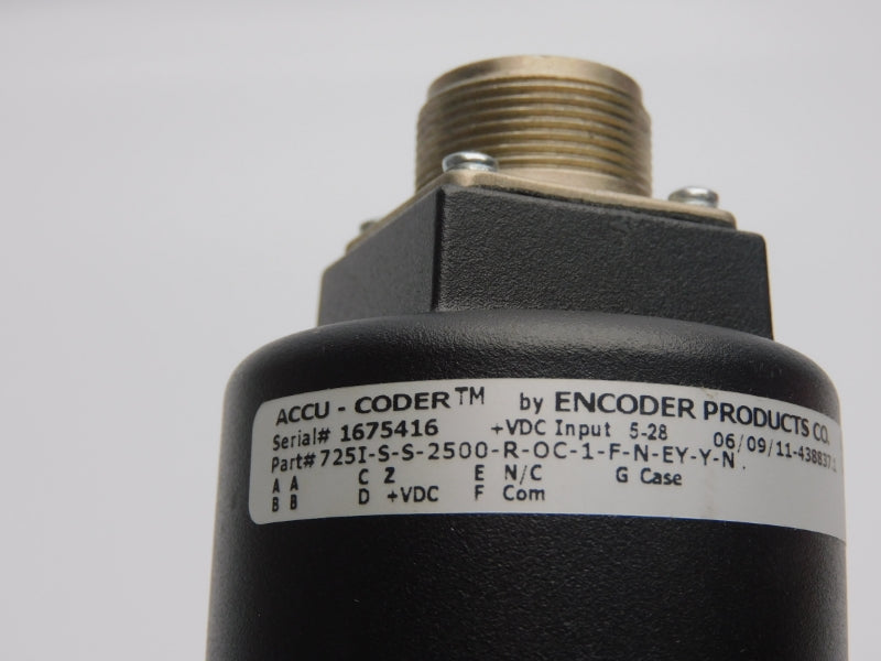 ACCU-CODER 725I-S-S-2500-R-OC-1-F-N-EY-Y-N 5-28VDC NSNP