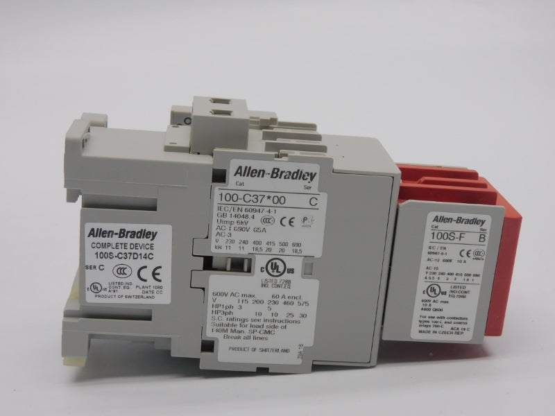 ALLEN BRADLEY 100S-C37D14C SER. C 110/120V 65A (BR/WH) NSMP