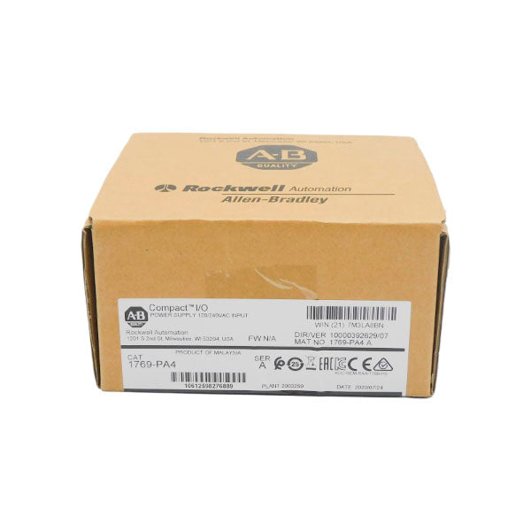ALLEN BRADLEY 1769-PA4 SER. A VER. 07 120/240VAC DATE: 2020 NSFS