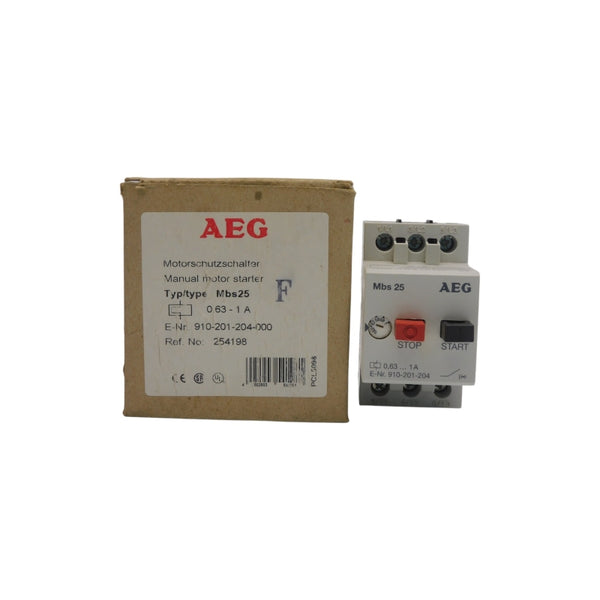 AEG 910-201-204-000 254198 600VAC 0.63-1A NSMP