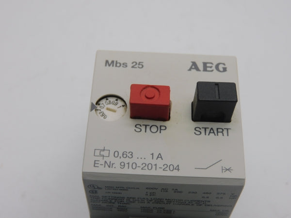 AEG 910-201-204-000 254198 600VAC 0.63-1A NSMP