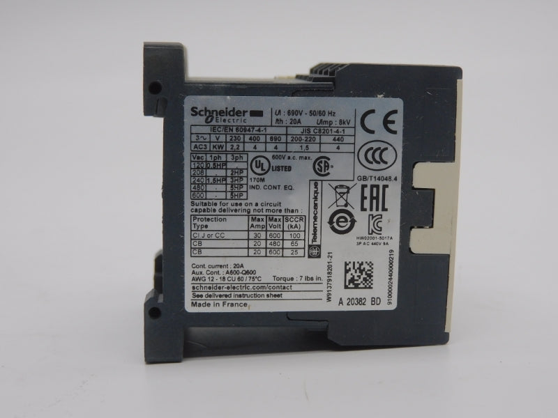 SCHNEIDER ELECTRIC LP1K0910BD 24VDC 20A NSMP