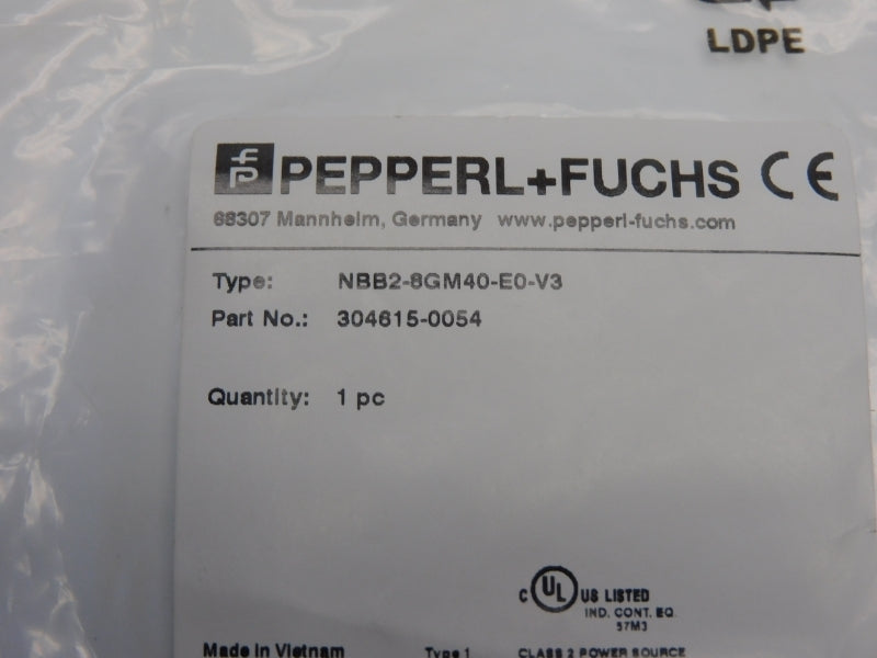 PEPPERL+FUCHS NBB2-8GM40-E0-V3 304615-0054 NSMP