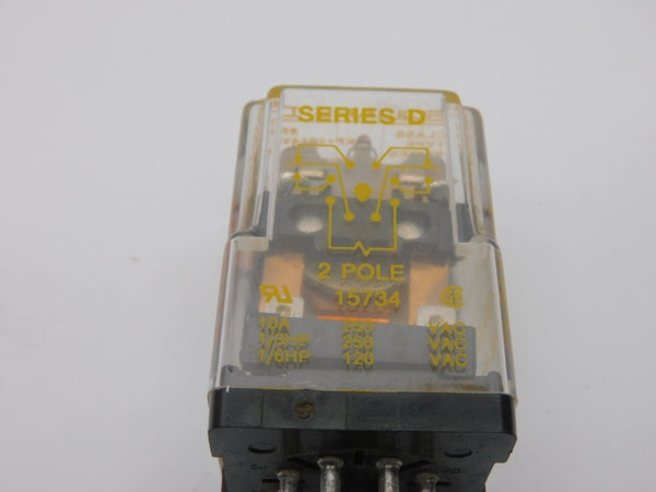 SQUARE D 8501KP12P14V20 SER. D 120V 10A UNMP