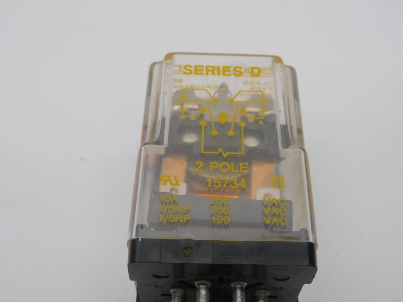 SQUARE D 8501KP12P14V20 SER. D 120V 10A UNMP